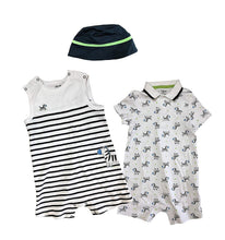 Load image into Gallery viewer, Little Me 3 Piece Baby Outfits and Hat Set