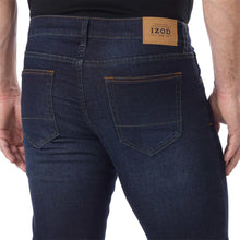 Load image into Gallery viewer, NEW IZOD Men's Comfort Stretch Jeans Straight Fit 1122180. Size: 38/32. Color: Navy.
