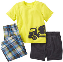 Load image into Gallery viewer, Carters Baby and Toddler Boys 3-Piece Pajama Set