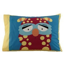 Load image into Gallery viewer, Alex Moody Monster Twin Sheet Set - White