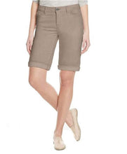 Load image into Gallery viewer, Buffalo David Bitton Womens Cuffed Bermuda Shorts