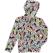 Load image into Gallery viewer, Disney Minnie Mouse Face Zip Up Hoodie