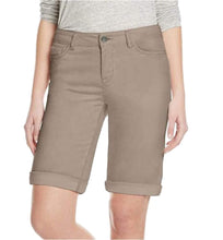 Load image into Gallery viewer, Buffalo David Bitton Womens Cuffed Bermuda Shorts