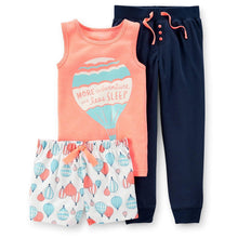 Load image into Gallery viewer, Carter's Little Girls' 3 Piece PJ Set (Kid) Balloon