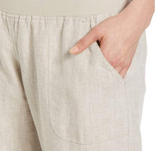 Load image into Gallery viewer, Allen Allen USA Women's Cropped Linen Pants