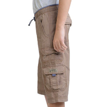 Load image into Gallery viewer, UNIONBAY Boys' 100% Cotton Cargo Short with Pull On, Elastic Waist