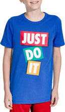 Load image into Gallery viewer, NIKE Boys' Dry Just Do It Tape Graphic Tee