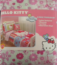 Load image into Gallery viewer, Hello Kitty 4pc Toddler Bedding Set