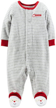 Load image into Gallery viewer, Carter's Unisex Baby Christmas Sleep N Play Footie (Baby) - Red Print