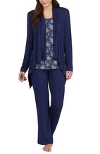 Load image into Gallery viewer, Carole Hochman Midnight Ladies' 3-Piece Pajama Set