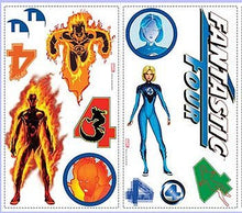 Load image into Gallery viewer, Fantastic Four Peel and Stick Applique / Wall Decal Set