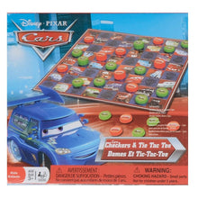 Load image into Gallery viewer, Cardinal Disney Cars Checkers & Tic Tac Toe Game Set