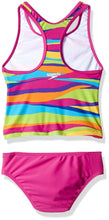 Load image into Gallery viewer, Speedo Girl's Sporty Splice Tankini 2 Piece Swimsuit