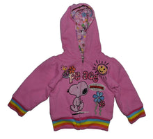 Load image into Gallery viewer, Snoopy Infant Girls 2pc Reversible Jacket Set ''Flower Power'' (12Mos)