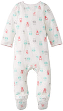 Load image into Gallery viewer, Carter's Baby Girls' "Bright Owls" Footed Zip-up Coverall