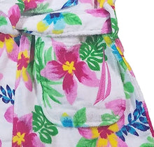 Load image into Gallery viewer, Nautica Girls' Hooded Terry Velour Swim Cover-up Beach Robe