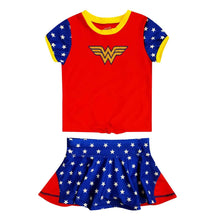 Load image into Gallery viewer, Dreamwave Girls DC Comics Rash Guard Set