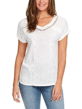 Load image into Gallery viewer, Gloria Vanderbilt Ladies' Embroidered Top (Crystal White, Medium)