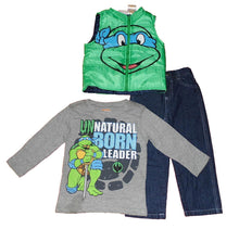 Load image into Gallery viewer, Ninja Turtles Baby-Boys Toddler Boys 3pc Vest Set Green