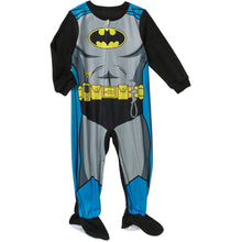 Load image into Gallery viewer, DC Comics Batman Little Boys Toddler Footed Blanket Sleeper Pajama