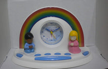 Load image into Gallery viewer, Inspirations Rainbow Prayer Clock "I Believe In God Because Of Rainbows"