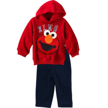 Load image into Gallery viewer, Seasame Street Elmo Baby Boys' Infant 2 Piece Set Micro Fleece Hoodie and Pants
