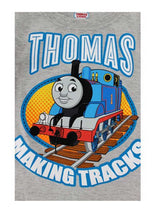 Load image into Gallery viewer, Thomas The Train Little Boys&#39; Toddler 3pc Vest Set Right on Time Blue
