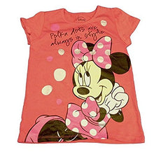 Load image into Gallery viewer, Disney Little Girls' Minnie Mouse Toddler Short Sleeve Tee Shirt

