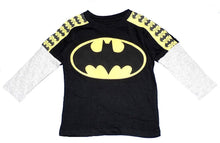 Load image into Gallery viewer, Dc Comics Little Boys' Batman Toddler Long Sleeve Tee Shirt
