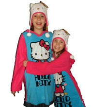 Load image into Gallery viewer, Hello Kitty Love Girls Microfleece Hooded Nightgown
