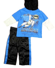 Load image into Gallery viewer, DC Comics Baby Boys' Batman 2 Piece Hooded Top and Pant
