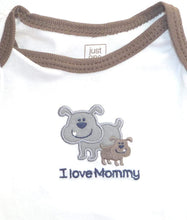Load image into Gallery viewer, Just One You Made By Carter's Preemie Boys 3pc I Love Mommy Set Brown

