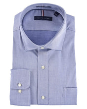 Load image into Gallery viewer, Tommy Hilfiger Men's Regular Fit Spread Collar Long Sleeve Dress Shirt

