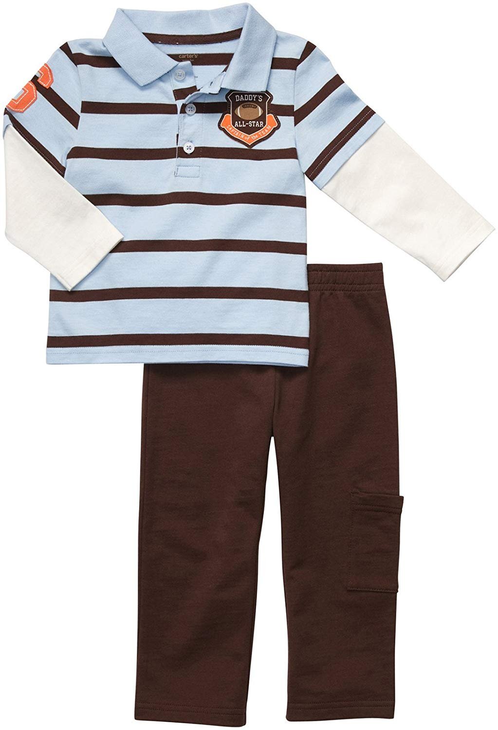 Carter's Baby Boy's Infant Two Piece Polo Pant Set