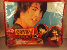 Load image into Gallery viewer, Disney Twin Sheet Set Jonas Brothers Camp Rock Twin Sheet Bedding Set
