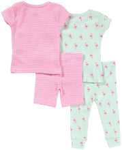 Load image into Gallery viewer, Carter's Baby Girls' 4 Piece Striped Cotton Set (Baby)
