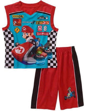 Load image into Gallery viewer, Super Mario Kart Big Boys&#39; Shorts Pajamas Set
