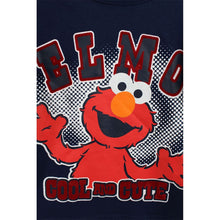 Load image into Gallery viewer, Elmo Toddler Boys Long Sleeve Shirt Cool and Cute Navy Tee
