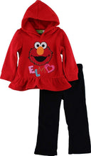 Load image into Gallery viewer, Sesame Street Baby Girls' Elmo Infant Girls Micro Fleece 2piece Set
