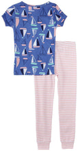 Load image into Gallery viewer, Carter's Little Girls' 4 Piece PJ Set (Toddler/Kid) - Boats - 5

