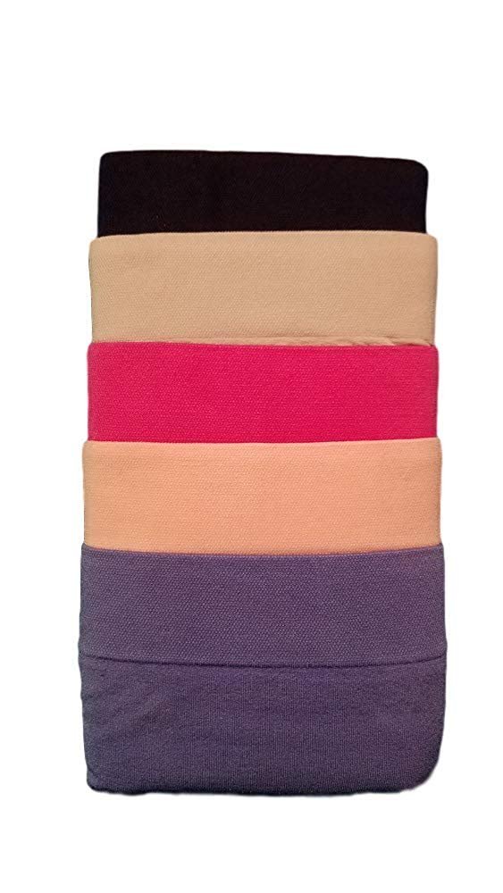 Carole Hochman Ladiesâ€™ Seamless, Stay in Place Brief, Full Coverage, 5 Pack