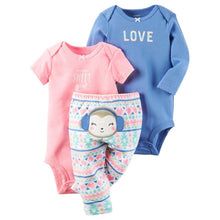Load image into Gallery viewer, Carter's Baby Girls' 3 Pc Back Art 126g427

