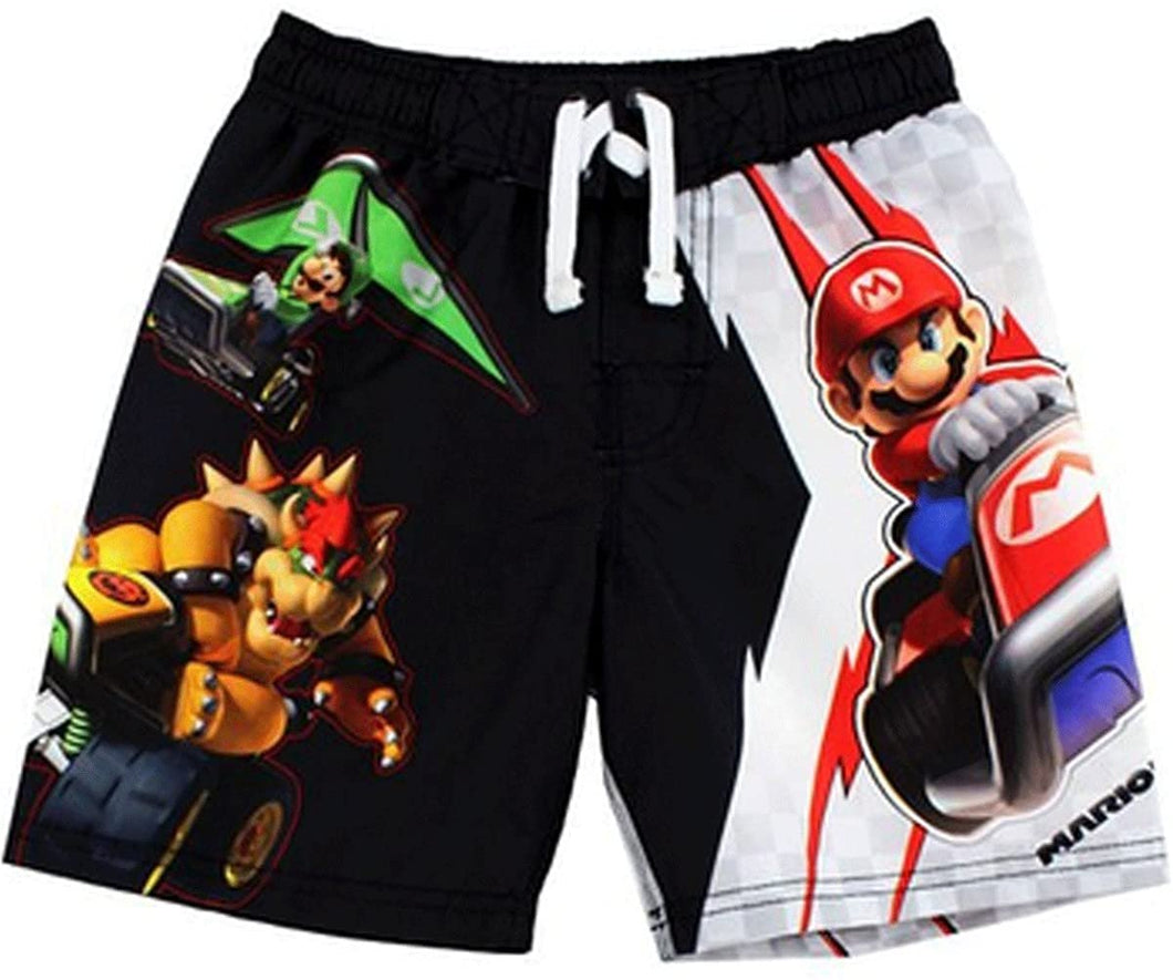 Super Mario Kart 7 Little Boys' Swim Trunks Bathing Suit