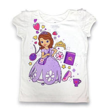 Load image into Gallery viewer, Disney Princess Sofia the First Toddler Little Girls' Dress Up Tee T-Shirt Top
