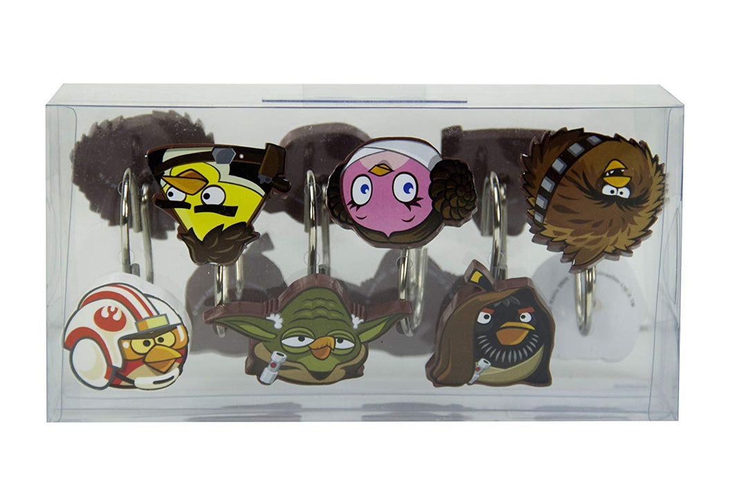 Angry Birds/ Star Wars Horizon Shower Curtain Hooks