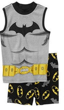 Load image into Gallery viewer, Marvel Boys Batman Pajamas 2 Piece Cotton Sleepwear Set Gray
