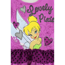 Load image into Gallery viewer, Disney Girls' Long Sleeve Tinkerbell Ruffle Dress
