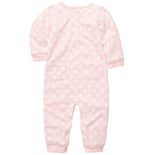 Load image into Gallery viewer, Carter's Microfleece Jumpsuit - Pink Dot- 18 Months
