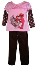 Load image into Gallery viewer, Elmo Infant Girls Lovable Huggable 2pc Set
