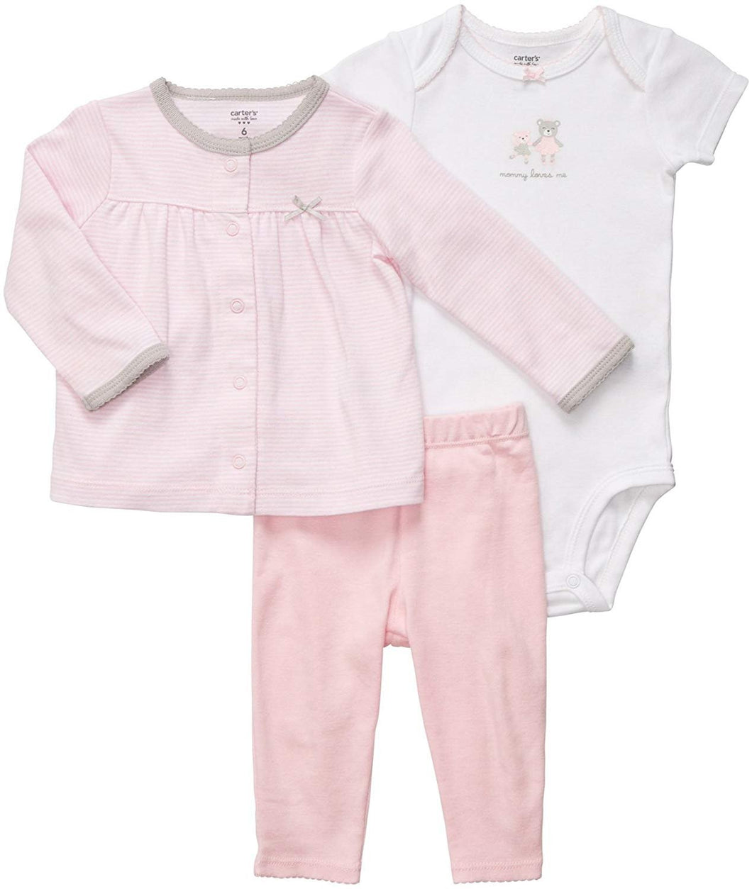 Carter's Baby Girl's 3-Piece Cardigan Set